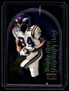 Randy Moss Die Cut Insert 2000 Fleer Skybox Sundays Best #8 Minnesota Vikings Football Card