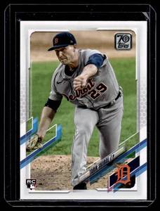 Tarik Skubal RC 2021 Topps #92 Rookie Baseball Card