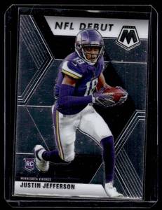 Justin Jefferson RC NFL Debut 2020 Mosaic #270 Rookie Minnesota Vikings Football Card