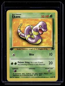 Ekans 5682 1st Edition Pokemon Trading Card