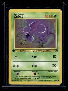 Zubat 1st Edition 7082 Pokemon Trading Card