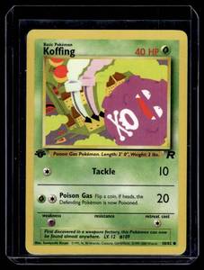Koffing 1st Edition 5882 Pokemon Trading Card