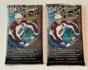 2022-23 Skybox Metal Universe NHL Hockey Cards - 2 Packs (#2)