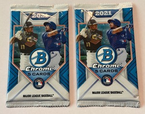 2021 Bowman Chrome Baseball Cards - 2 Packs (#2)