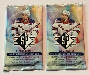 2020-21 SP Hockey Cards - 2 Packs