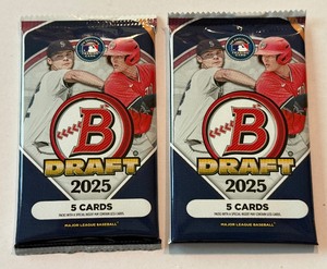 2025 Bowma Draft Baseball Cards - 2 Packs (#2)
