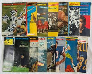 (14) 1966 Vintage Sports Illustrated Magazines June-Decembere Issues