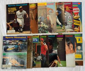 (15) 1971 Vintage Sports Illustrated Magazines June-September Issues