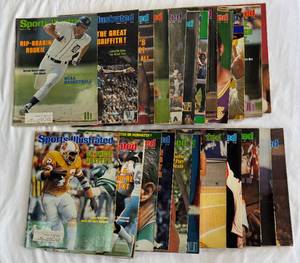 (23) 1980 Vintage Sports Illustrated Magazines January-June Issues