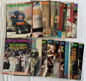 (20) 1983 Vintage Sports Illustrated Magazines January-July Issues