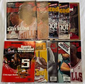 (10) Michael Jordan Sports Illustrated and Other Magazines  Publications