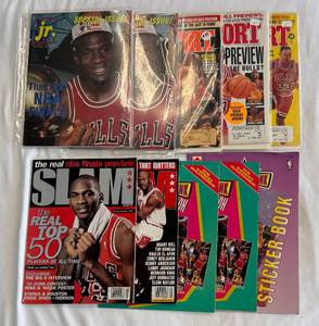 (10) Michael Jordan Basketball Magazines and Other Publications