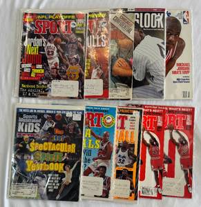 (10) Michael Jordan Basketball Magazines and Other Publications
