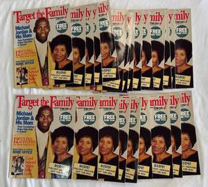 (23) Michael Jordan Target the Family Fall 1994 Basketball Magazines