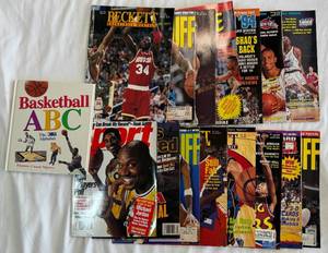 (16) Basketball Various Magazines and Book
