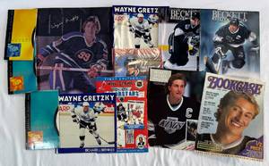 Wayne Gretzky Lot of Magazines, Publications and More