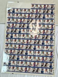 Uncut Sheet 2003 Fleer Cub Foods and Pepsi Promo Baseball Cards