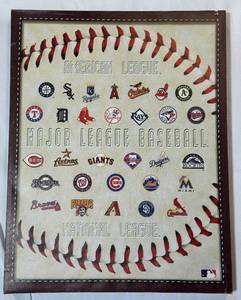 Major League Baseball Team Logo Canvas