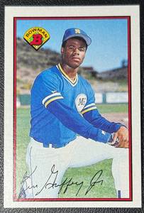 Ken Griffey Jr. 1989 Bowman Rookie Baseball Card No. 220