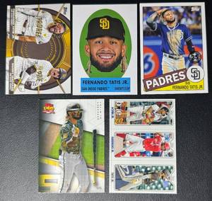 Fernando Tatis 5-Card Insert Baseball Card Lot