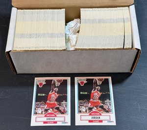 (2) 1990 Fleer Basketball Complete Set w 2 Michael Jordan