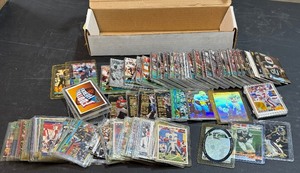 HUGE Cool Box of Football Rookies, Stars, Semi Stars, Die Cut, and Insert Cards