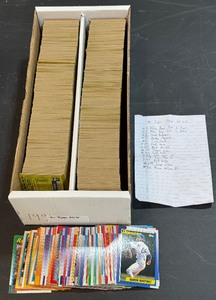 Large Box - 1990 Topps Baseball Card - Partial Sets