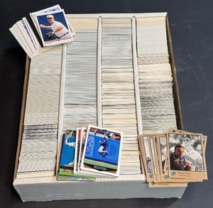 HUGE Box of Baseball Cards - Miscelaneous Years and Brands, PACKED Full