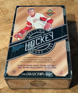 1992-93 Upper Deck Hockey Factory Sealed 36 Pack Card Box