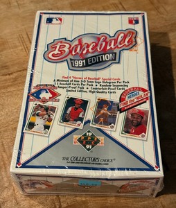 1992 Upper Deck Baseball Factory Sealed 36 Pack Card Box