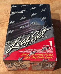 1991 Leaf Baseball Facotry Sealed 36 Pack Card Box