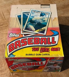 1988 Topps Baseball 36 Pack Card Box