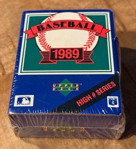 1989 Upper Deck High # Series Factory Sealed Card Box