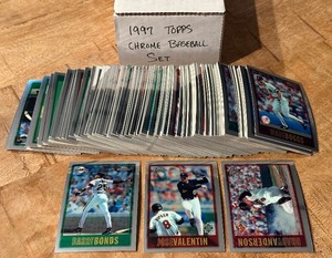 1997 Topps Chrome Baseball Card Set