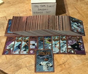 1997 Topps Finest Bronze Baseball Card Set