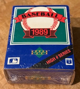 1989 Upper Deck High # Series Factory Sealed Card Box