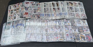 HUGE Lot of Hockey Cards Including 160 Binder Sheets  1,400 Cards from 1980s-2010s w Some Stars Including Gretzky and Lemieux - nothing pulled from this collection in our hands