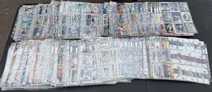 Huge Lot of Baseball Cards Including 275 Binder Sheets  2,400 Cards from 1980s-2000s w TONS of HOFs and Stars, many sorted by player - Bonds, McGwire, Thomas, Johnson, Twins, and many more - bothing pulled from this collection in our hands