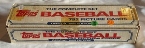 1985 Topps Baseball Factory Card Set - uncertain if complete, numberes not in order to verify key cards