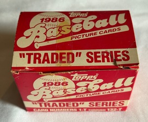 1986 Topps Traded Baseball Cards - incomplete set, missing big RCs