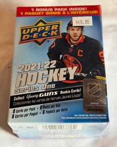 2021-22 Upper Deck Hockey Series One Blaster Box w Young Guns Rookie Cards