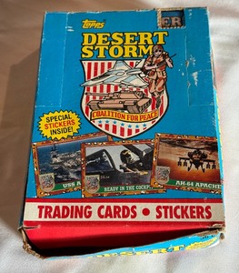 1991 Topps Desert Storm 36 Pack Card Box