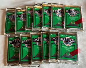13 Packs 1990 Upper Deck Baseball Cards