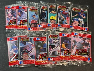 (13) 1980s Donruss Action All-Stars Baseball Packs