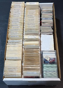 HUGE Box of 80s90s Baseball Cards Sorted by Year and Team