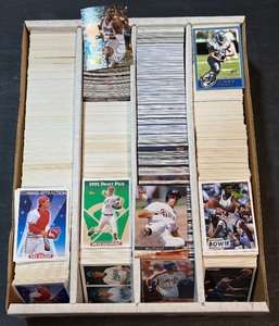 HUGE Box of 1990s-2000s Baseball, Basketball, and Football Cards