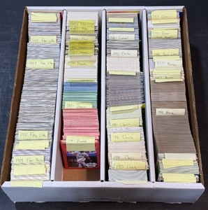 HUGE Box of 1980s-2000s Baseball Cards - Donruss, Fleer, Bowman, Classic, and More