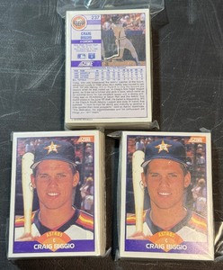 150 ct. Craig Biggio RCs 1989 Score #237 Rookie Baseball Cards