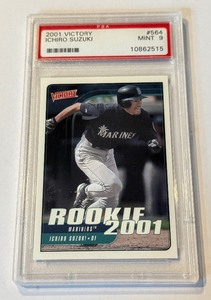 Ichiro Suzuki RC PSA 9 Mint Slab 2001 Victory #564 Rookie Baseball Card