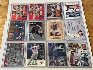 (12) Manny Ramirez Insert Baseball Card Lot